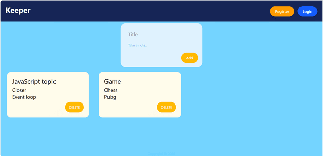 keeper App